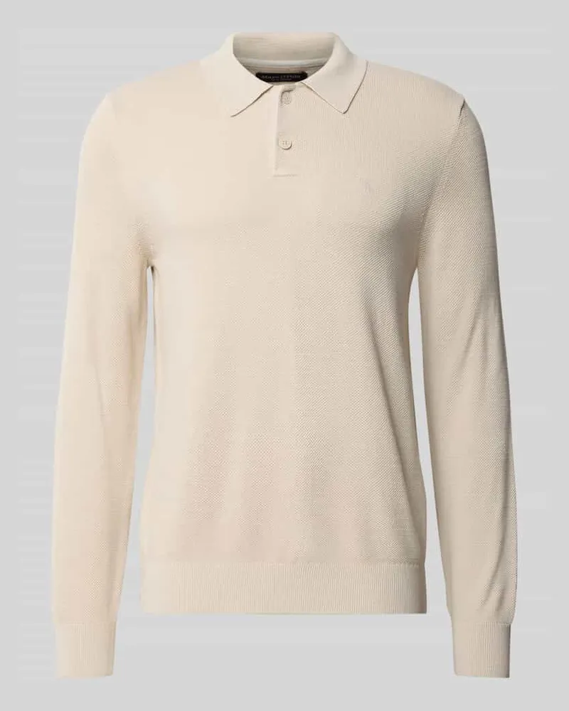 Marc O'Polo Regular Fit Pullover aus reiner Baumwolle Beige