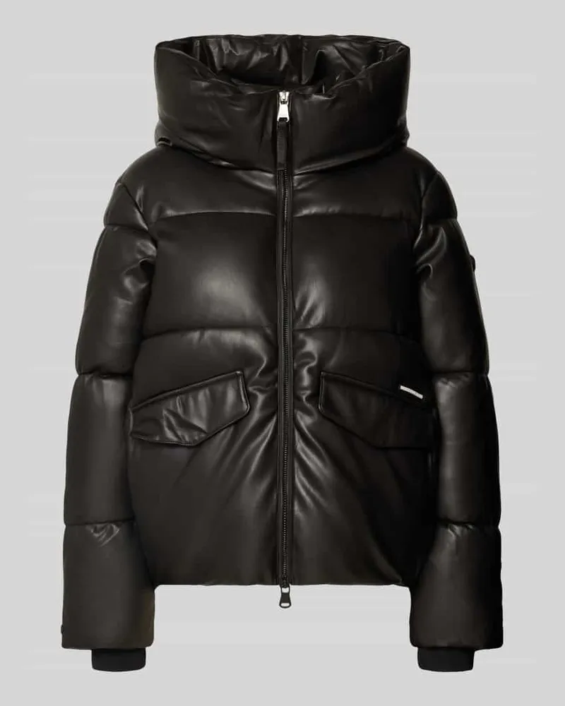 khujo Steppjacke in Leder-Optik Modell 'AURORA2 Black