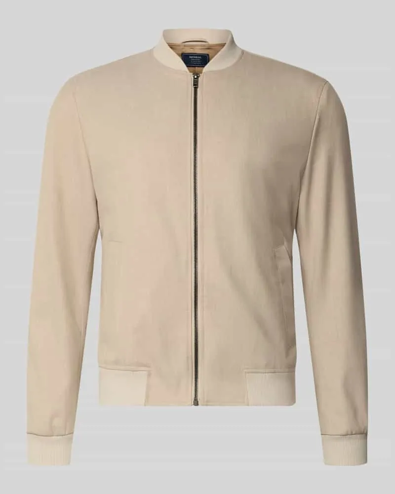 McNeal Jacke mit gerippten Abschlüssen Beige
