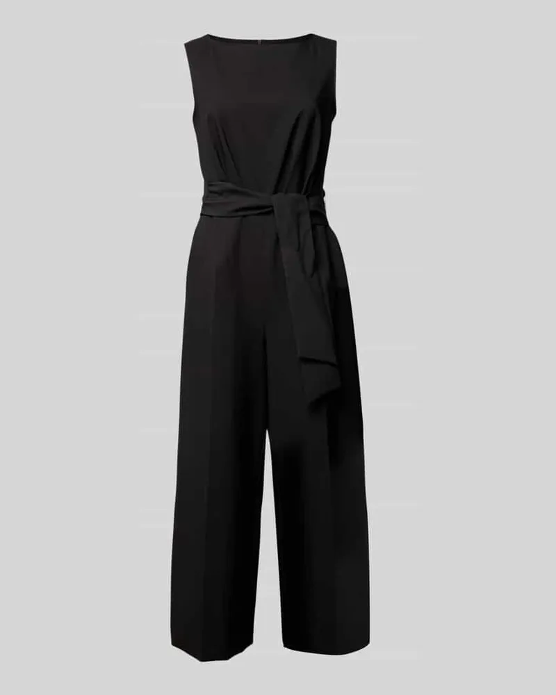Betty Barclay Jumpsuit mit Bindegürtel Black