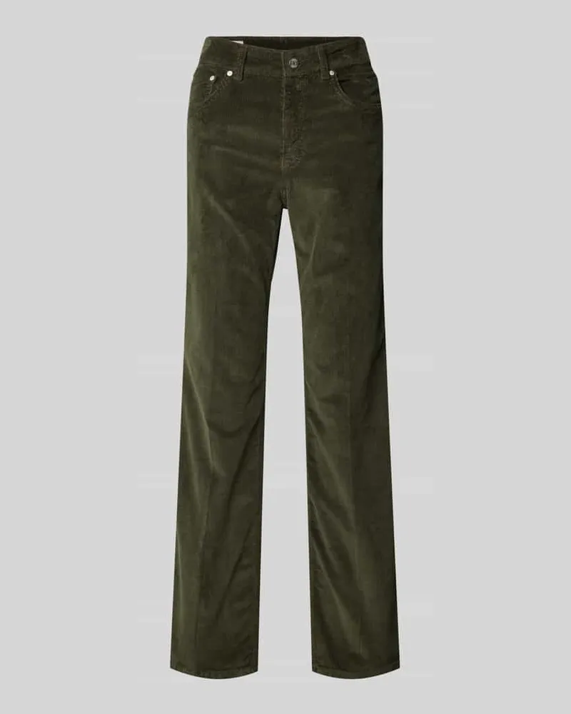 Gant Flared Fit Cordhose im 5-Pocket-Design Modell 'Cordur Dunkelgruen