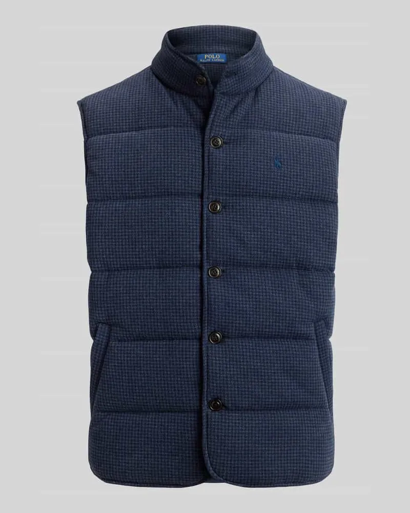 Ralph Lauren Regular Fit Weste aus reiner Baumwolle Marine