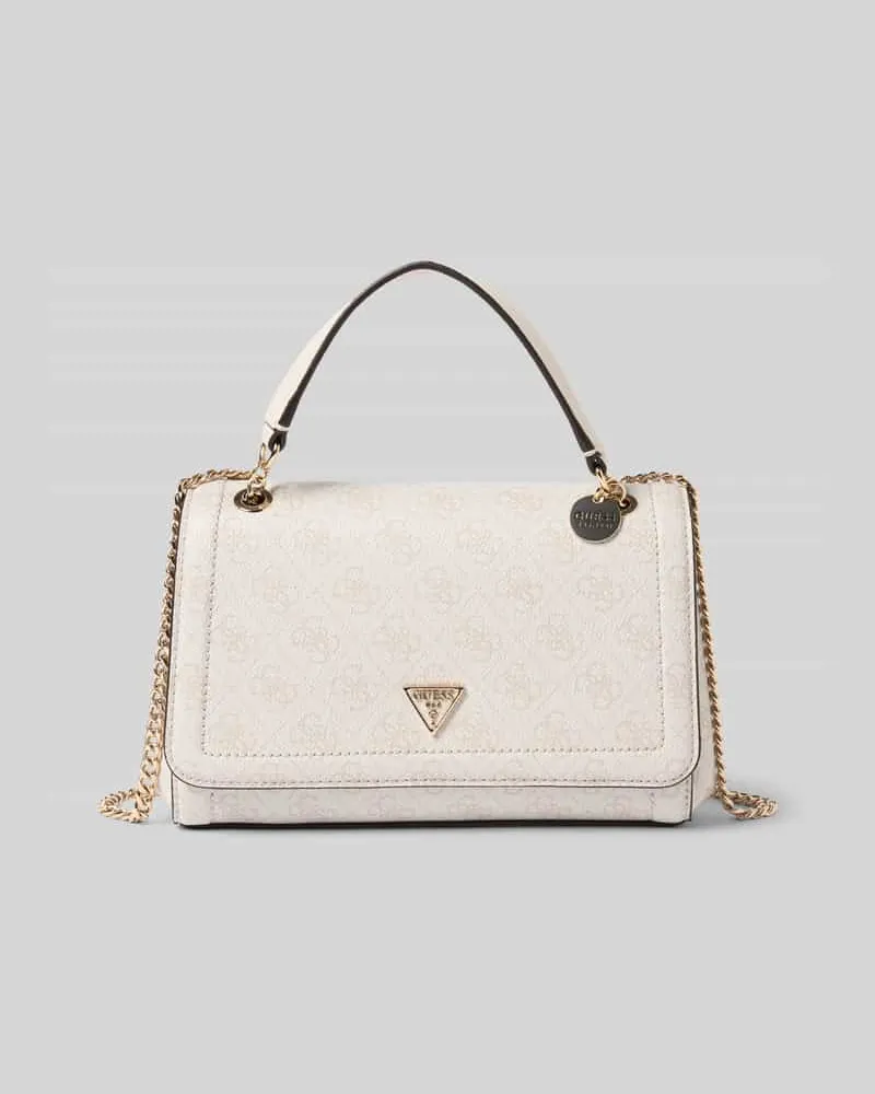 Guess Handtasche mit Logo-Applikation Modell 'NOELLE II Offwhite