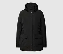 Shaped Fit Parka mit Label-Applikation Modell 'ARUBA