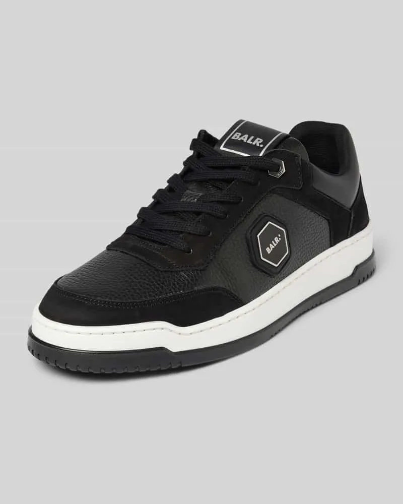 BALR. Sneaker mit Label-Applikation Modell 'Low Myth Black