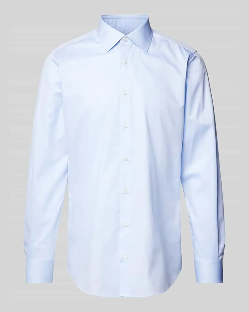 windsor. Slim Fit Business-Hemd mit Kentkragen Modell 'TORRI Hellblau
