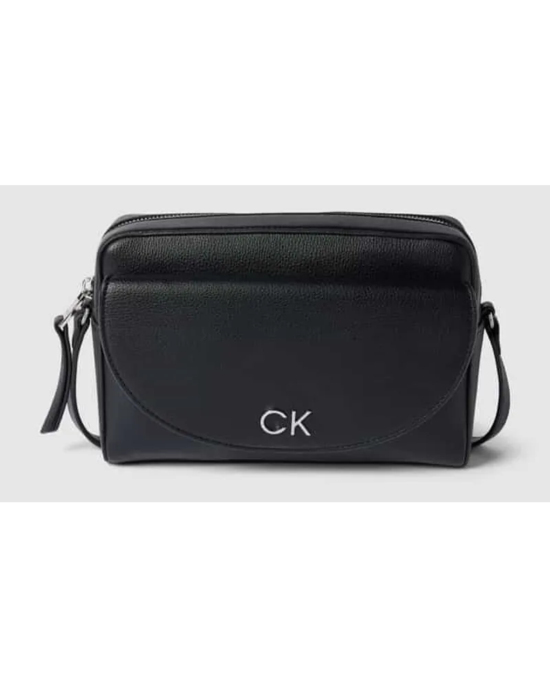 Calvin Klein Handtasche mit Logo-Applikation Black