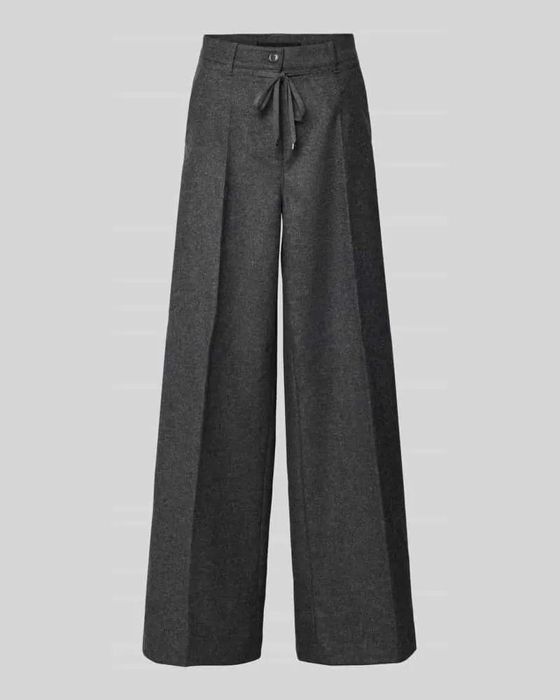 Cambio Stoffhose mit Gesäßtaschen Modell 'ADRIENNE Anthrazit