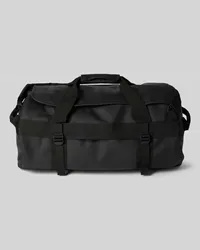 RAINS Duffle Bag mit Label-Schriftzug Modell 'Texel Black