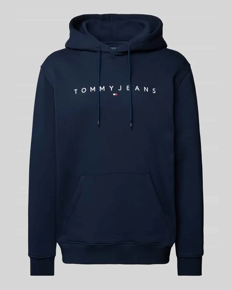 Tommy Hilfiger Hoodie mit Label-Stitching Marine