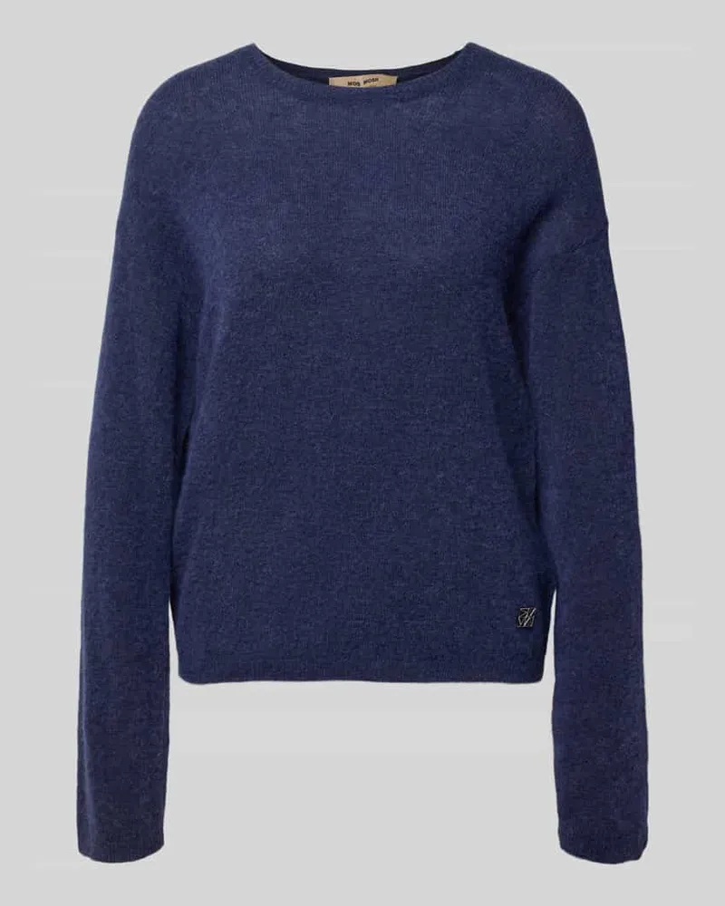 Mos Mosh Strickpullover mit überschnittenen Schultern Modell 'Mape Bleu