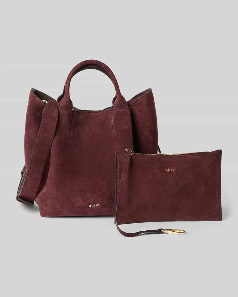 Abro Handtasche aus echtem Leder Modell 'ESSENTIAL Bordeaux