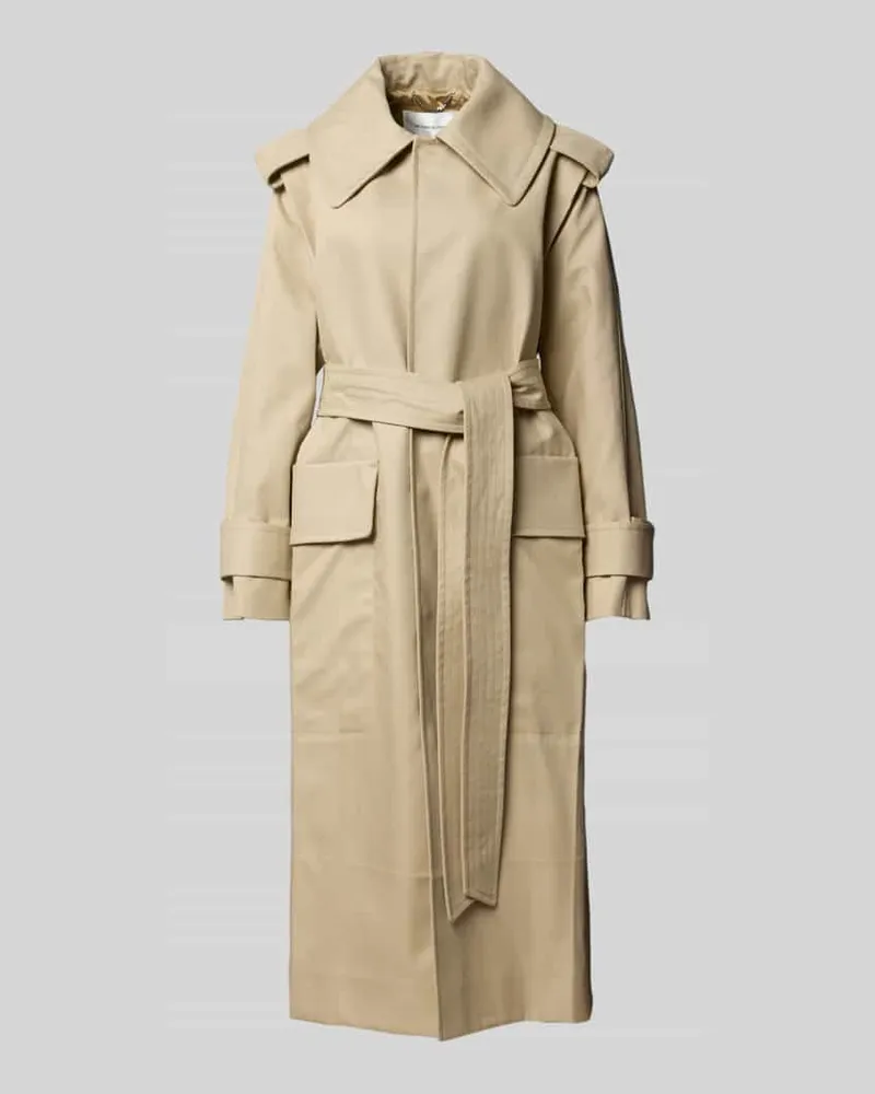 Victoria Beckham Trenchcoat aus reiner Baumwolle Beige