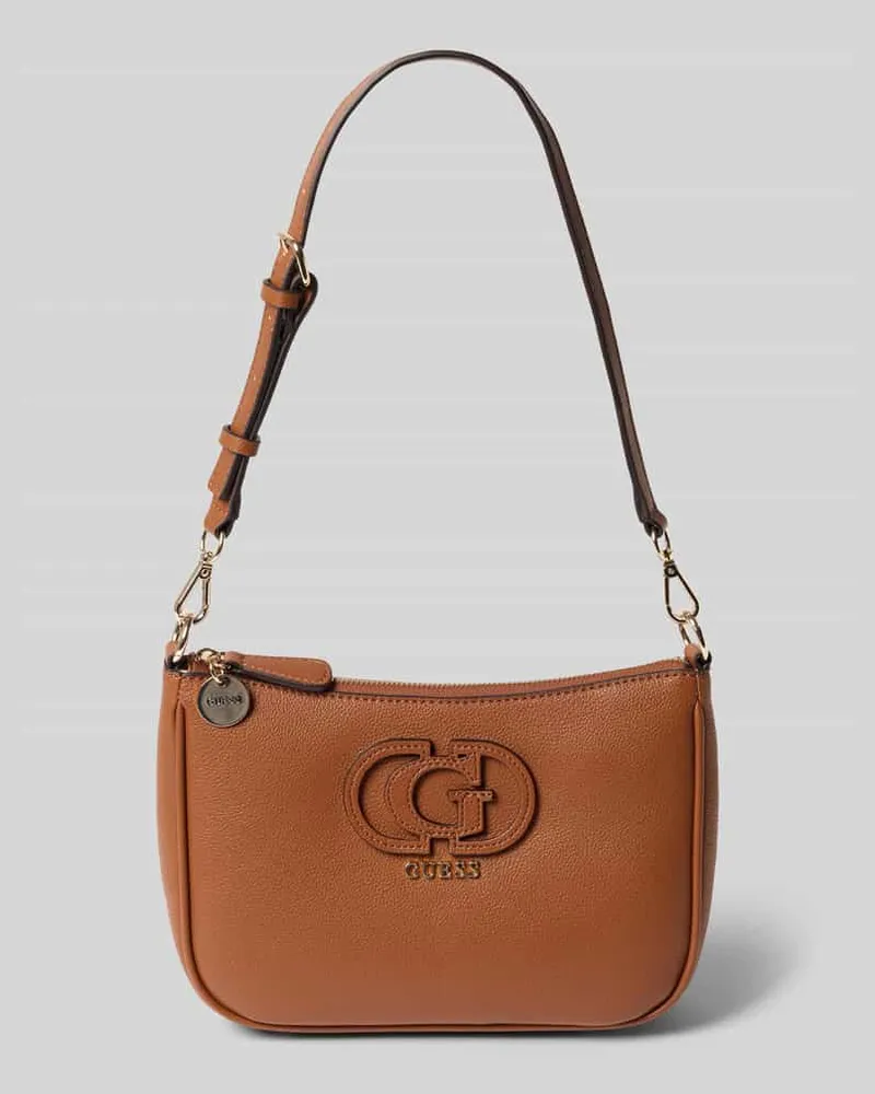 Guess Shoulder Bag in Leder-Optik Modell 'ISOLA Cognac