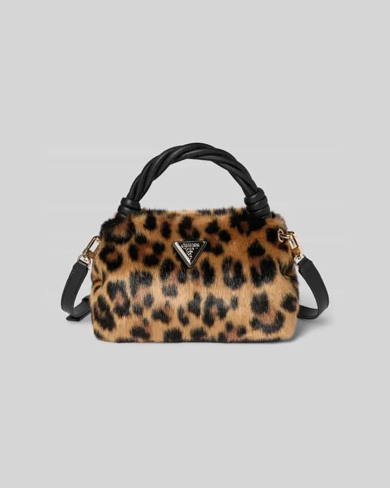Guess Crossbody Bag mit Label-Detail Modell 'SHAIDA Dunkelbraun
