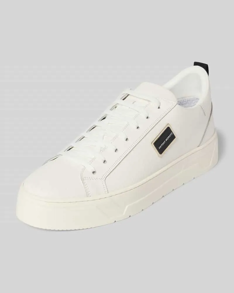 Antony Morato Sneaker mit Schnürverschluss Weiss