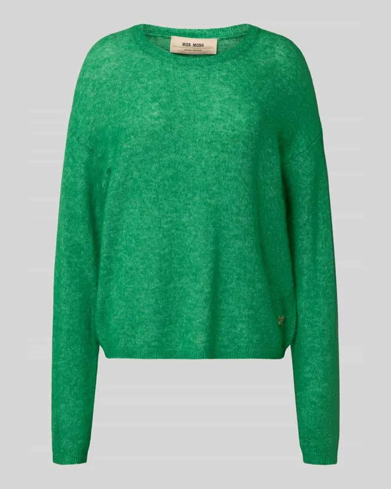 Mos Mosh Strickpullover mit Rundhalsausschnitt Modell 'Mape Gruen