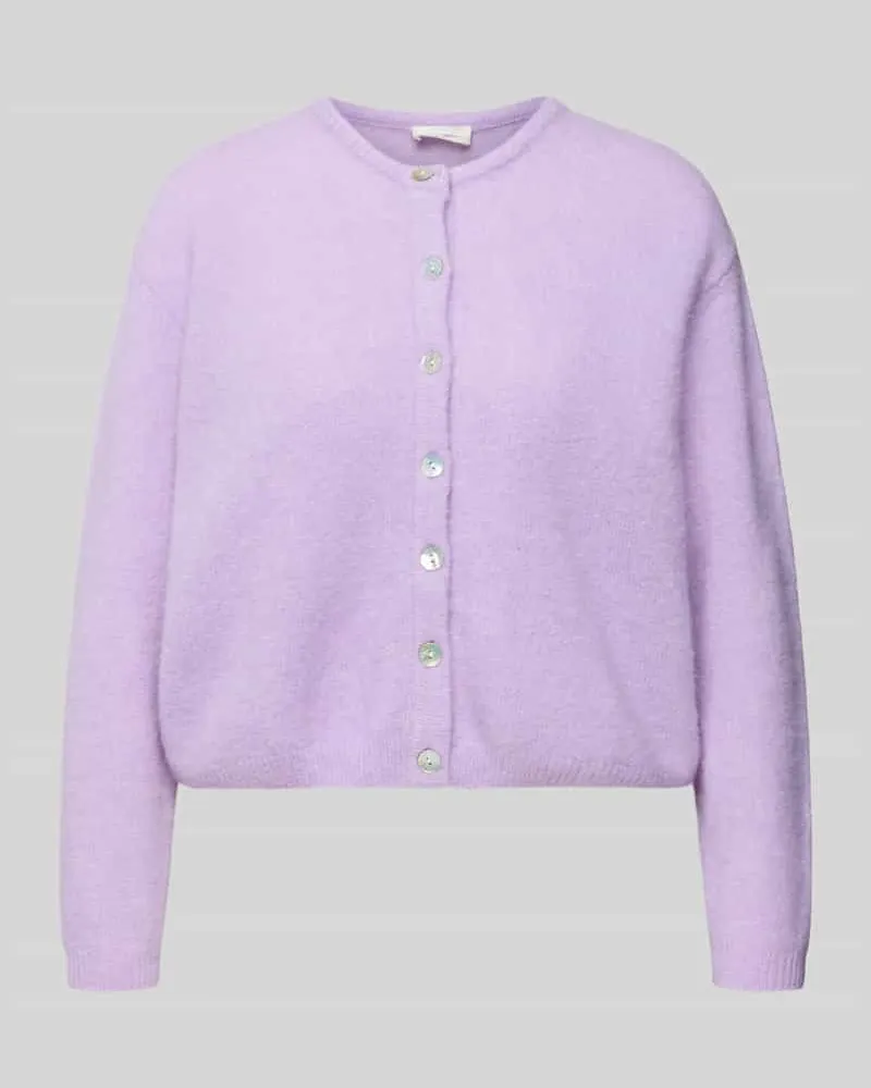 American Vintage Strickjacke mit Knopfleiste Modell 'VITOW Flieder