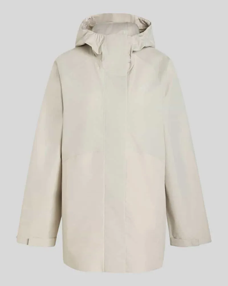 adidas Loose Fit Regenjacke mit Kapuzenkragen Offwhite