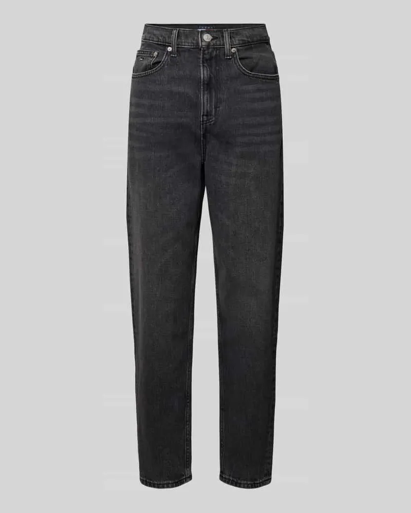 Tommy Hilfiger Mom Fit Jeans aus Baumwoll-Mix Anthrazit