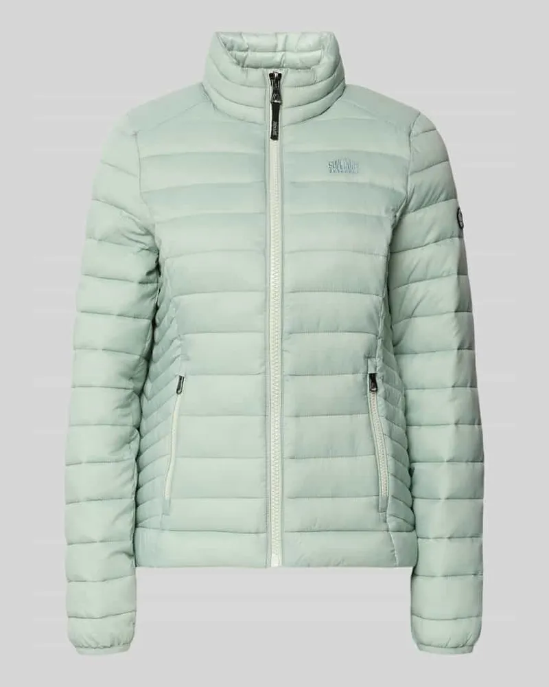 Superdry. Steppjacke mit Logo-Stitching Modell 'FUJI Mint