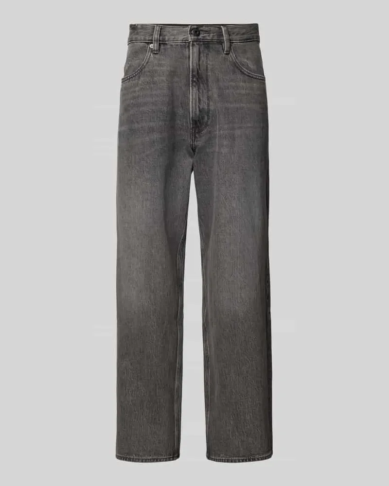 G-STAR RAW Loose Fit Jeans mit Eingriff- und Gesäßtaschen Modell 'Type 96 Dunkelgrau