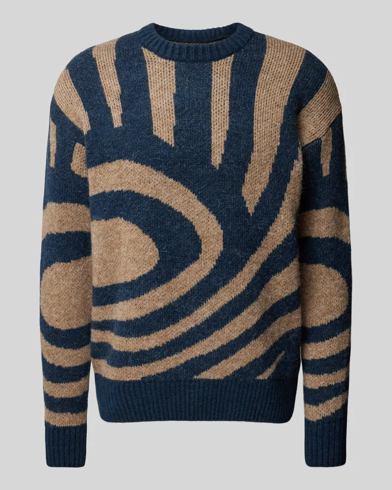 Scotch&Soda Strickpullover mit Rundhalsausschnitt Modell 'Hairy Multi