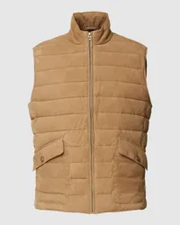 Ralph Lauren Weste aus Ziegenleder Khaki