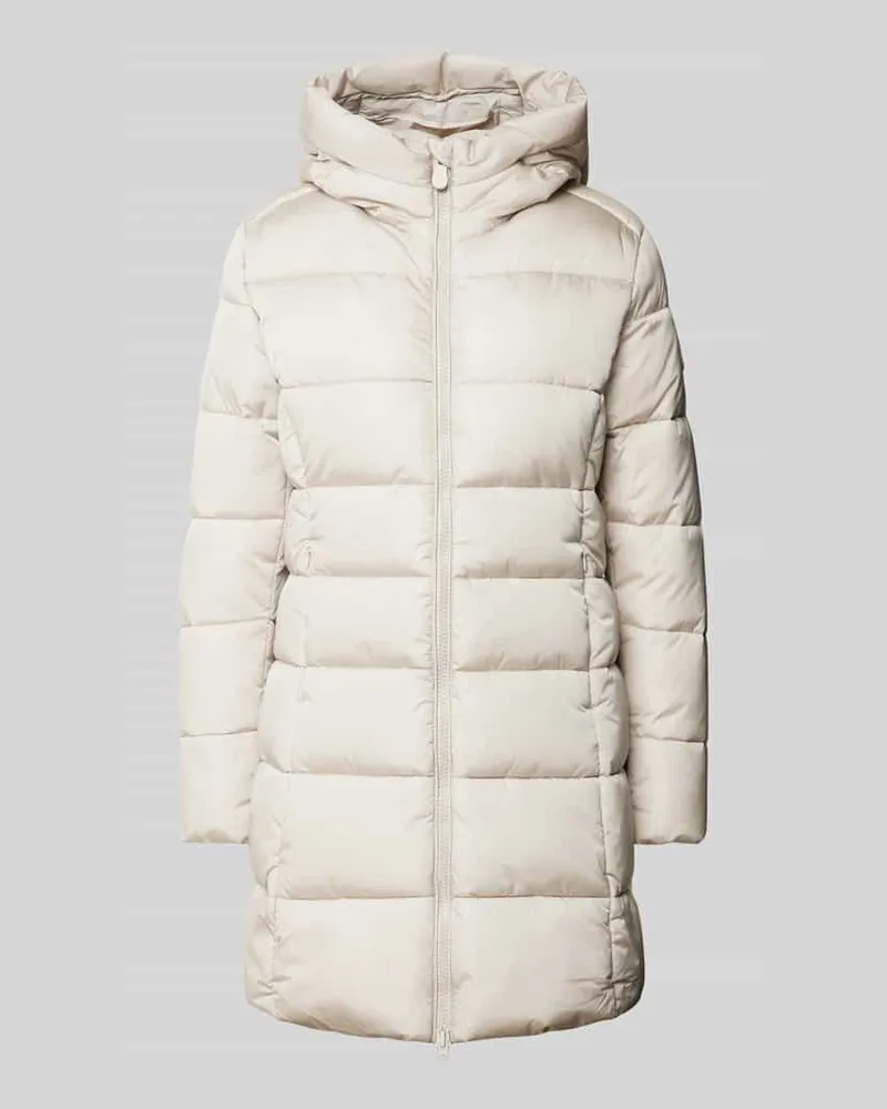 Save The Duck Steppmantel mit Kapuze Modell 'TAYLOR Beige