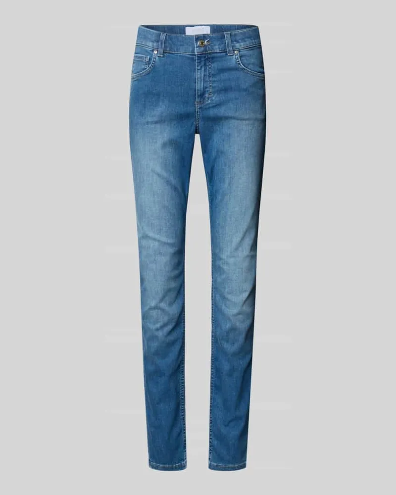 ANGELS  Skinny Fit Jeans mit 5-Pocket-Design Bleu