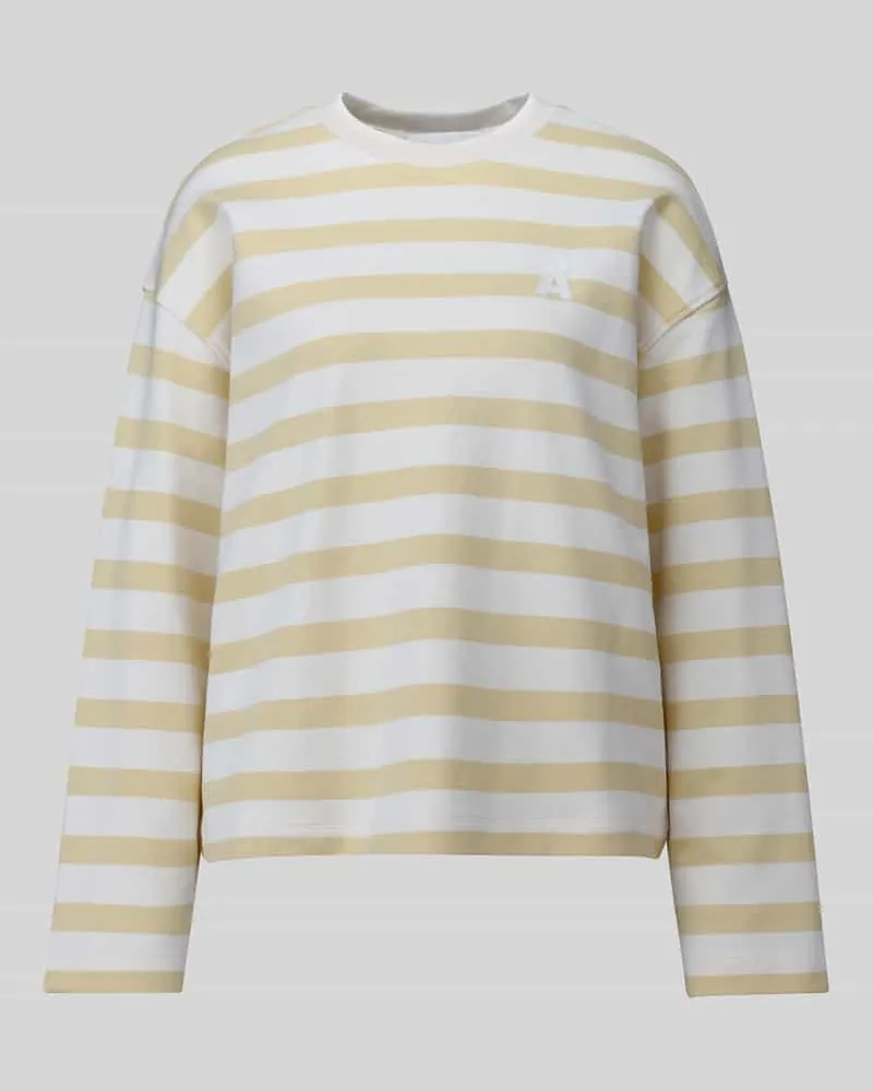 Armedangels Oversized Sweatshirt aus reiner Baumwolle Modell 'FRANKAA Hellgelb