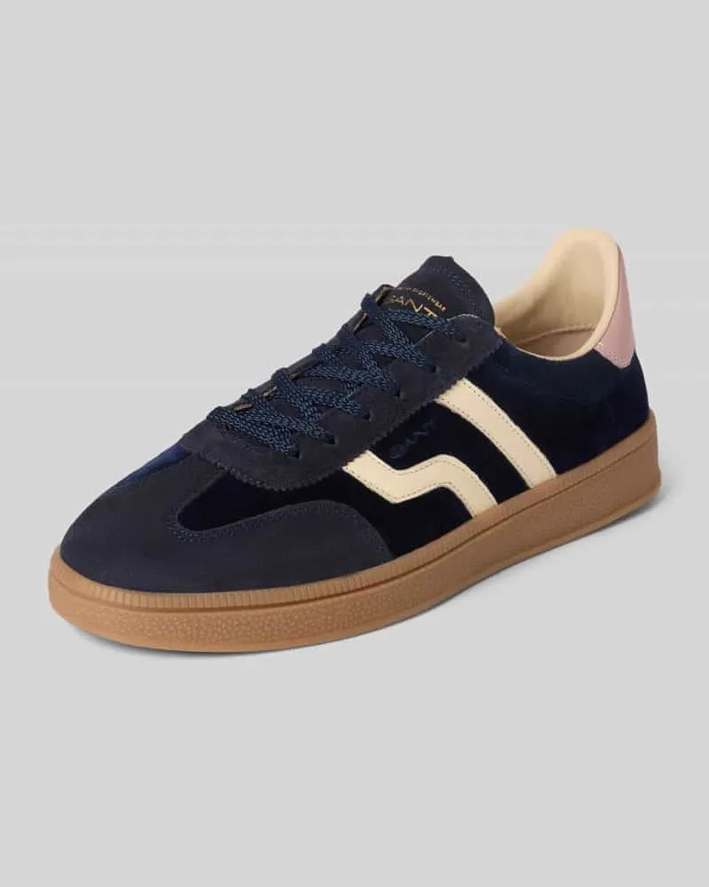 Gant Sneaker aus Leder mit Schnürung Modell 'Cuzima Marine