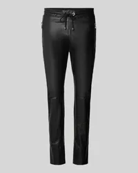 MAC Jeans Regular Fit Hose mit Tunnelzug Modell 'FUTURE Black