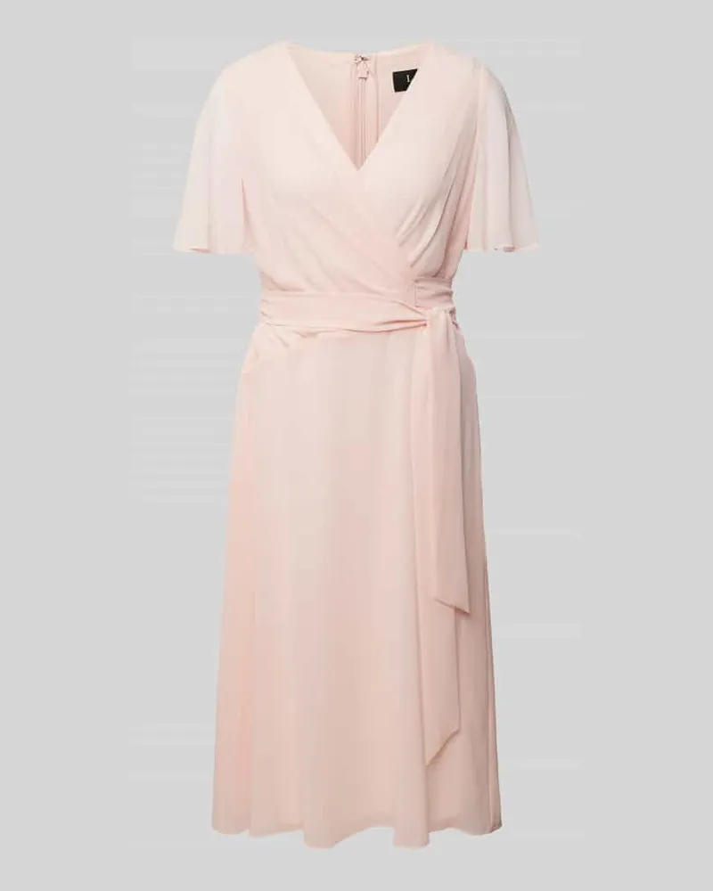 Ralph Lauren Midikleid in Wickel-Optik Modell 'ABEL Pink