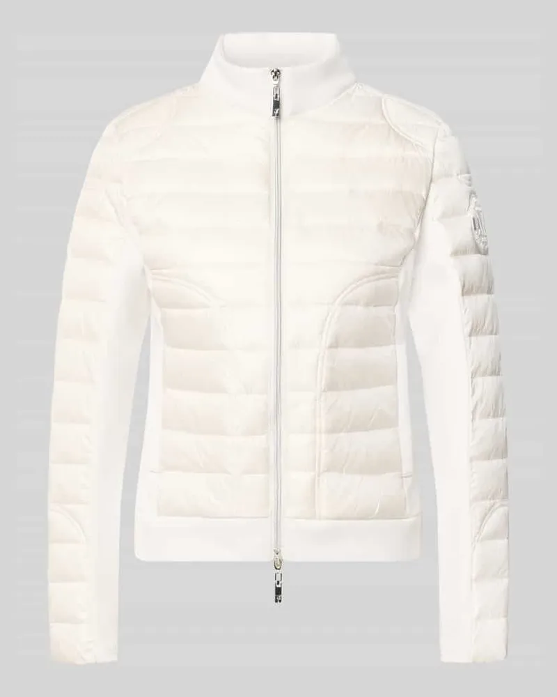 monari Regular Fit Steppjacke aus Polyamid mit Neopren Offwhite
