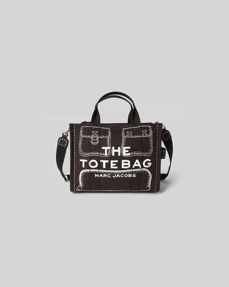 Marc Jacobs Tote Bag mit Logo-Print Black