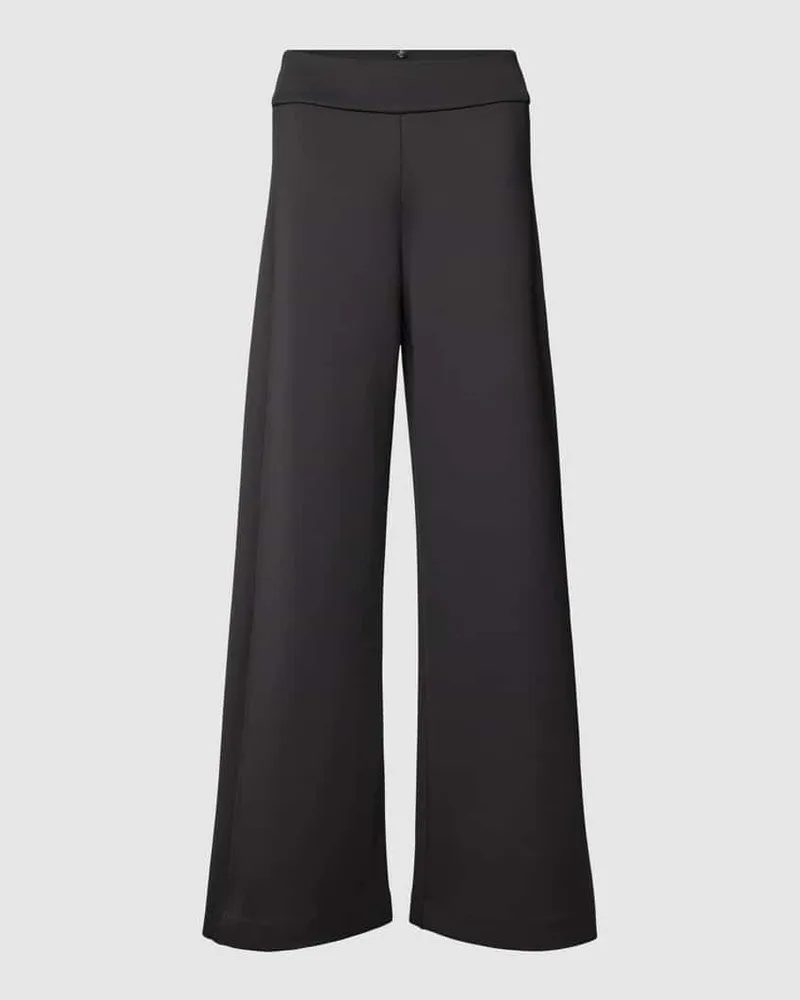 Max Mara Stoffhose mit ausgestelltem Bein Modell 'LEVANTE Black