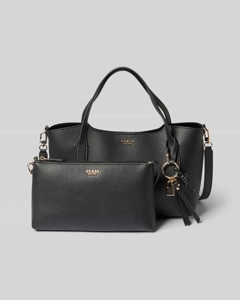 Guess Umhängetasche mit Label-Applikation Black