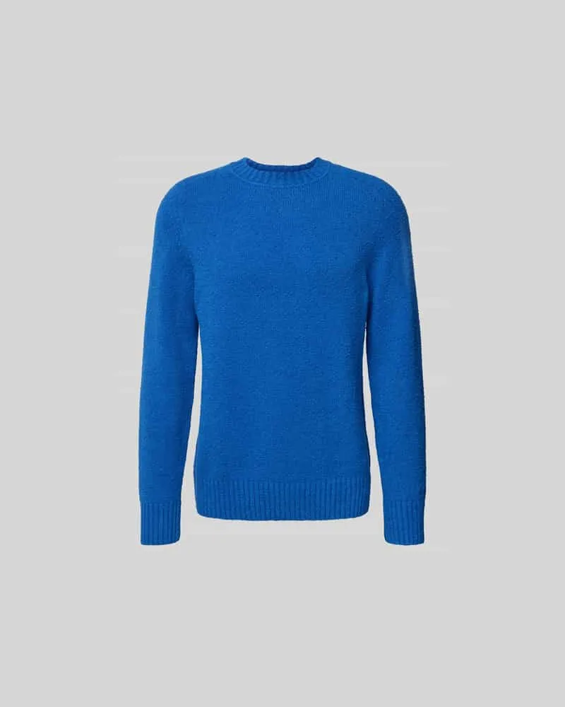 forét Relaxed Fit Pullover in Strick-Optik Blau