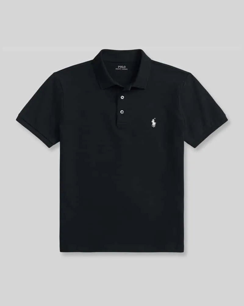Ralph Lauren Regular Fit Poloshirt aus Baumwoll-Mix Black