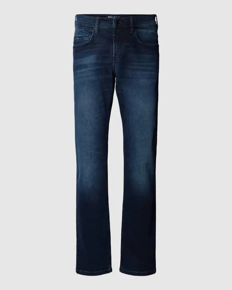 MAC Jeans Jeans im 5-Pocket-Design Modell 'Ben Dunkelblau