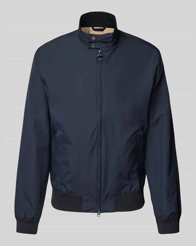 Barbour Blouson mit Zweiwege-Reißverschluss Modell 'ROYSTON Marine