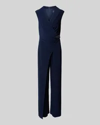 Adrianna Papell Jumpsuit in Wickel-Optik Dunkelblau