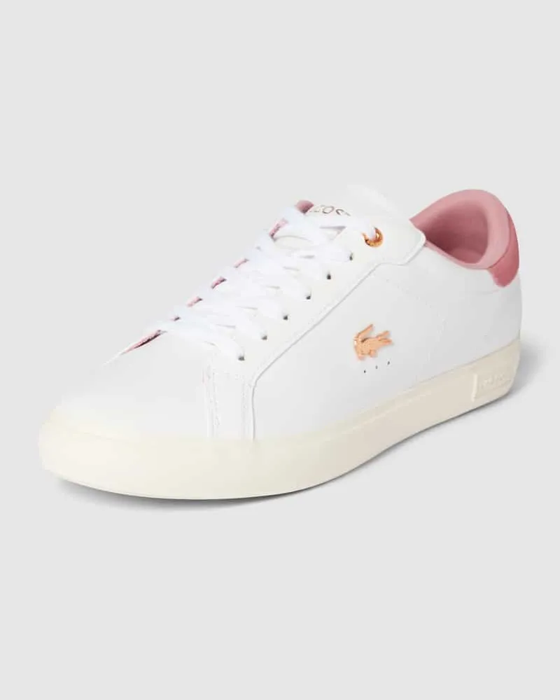 Lacoste Sneaker mit Label-Details Modell 'POWERCOURT Weiss