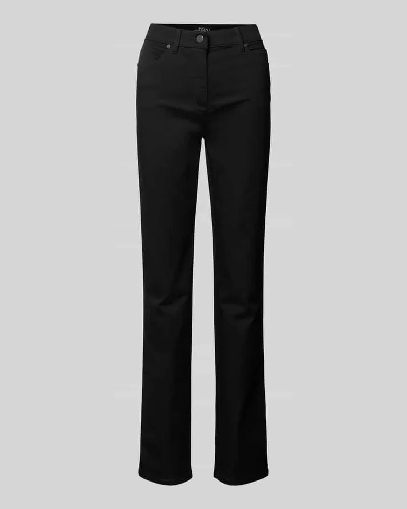 TONI Regular Fit Hose im 5-Pocket-Design Modell 'Be Loved Black
