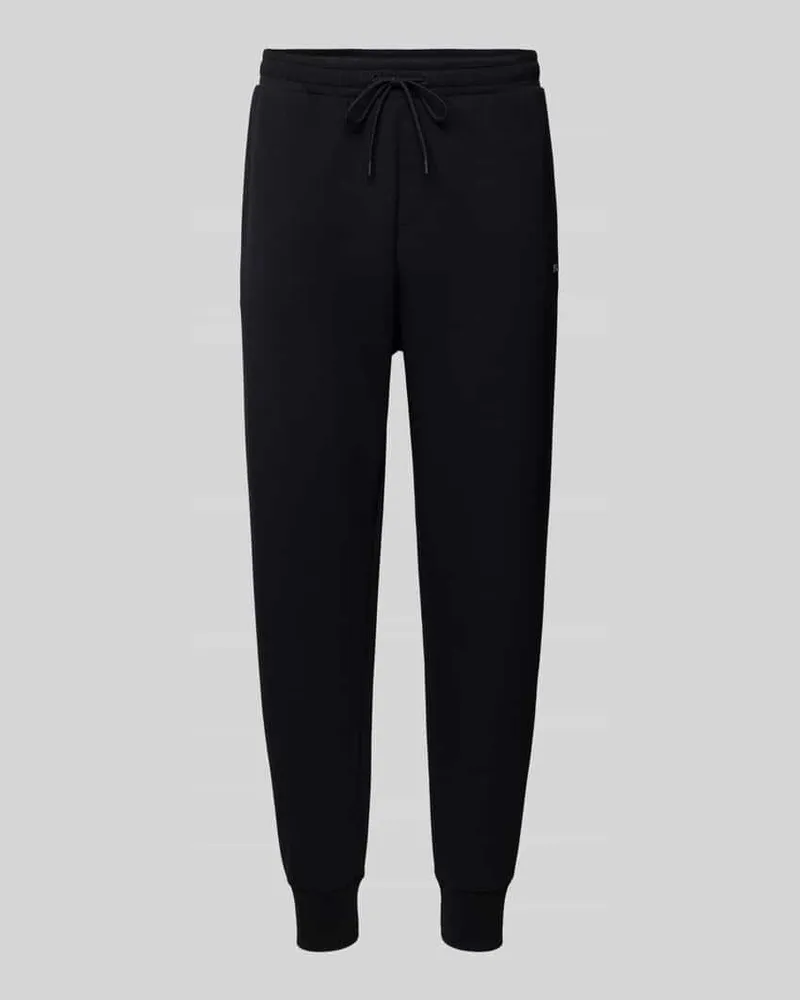 HUGO BOSS Sweatpants mit Gesäßtasche Modell 'Hadiko Black