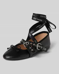 Steve Madden Ballerinas mit Schnürbändern Modell 'BAYLEN Black