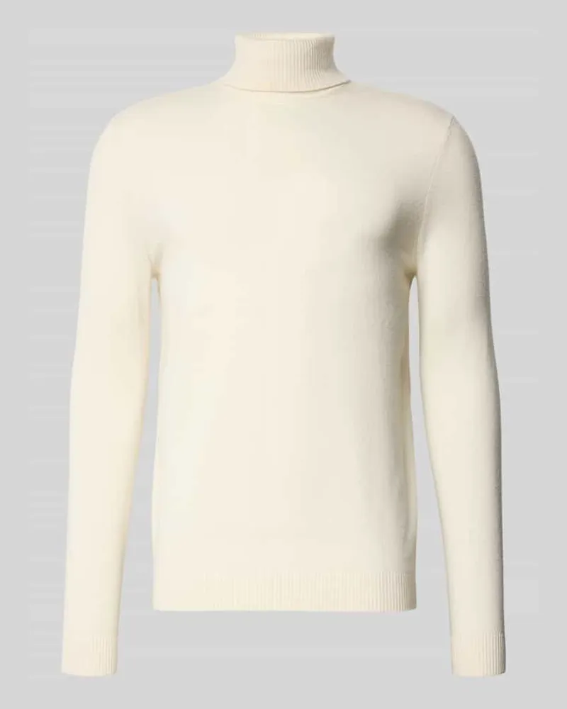 Christian Berg Strickpullover aus reinem Kaschmir Offwhite