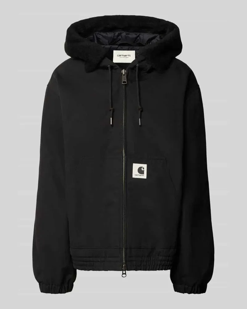 Carhartt WIP Jacke mit Känguru-Tasche Modell 'Corey Black