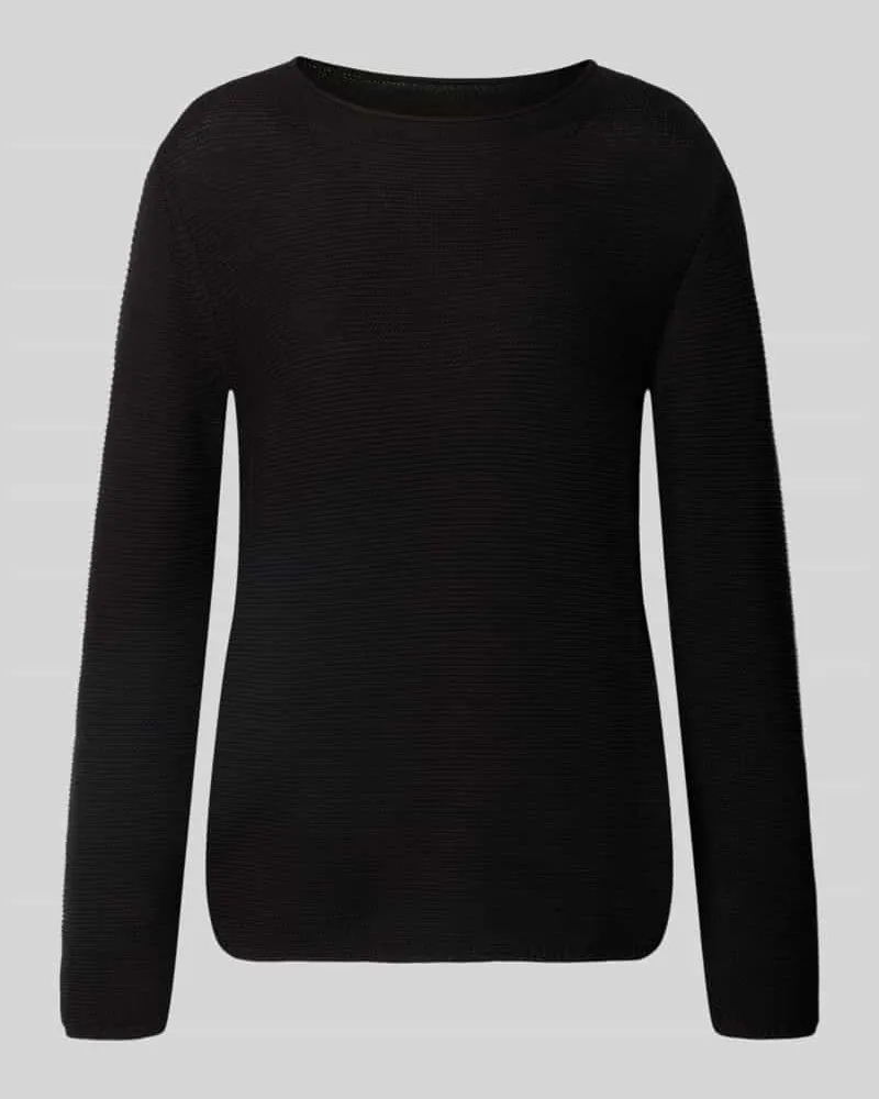 Marc O'Polo Regular Fit Pullover aus reiner Baumwolle Black